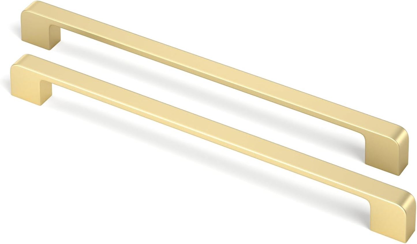 Rergy Cabinet Pulls Kitchen Handles for Cabinets, 10-Pack Gold