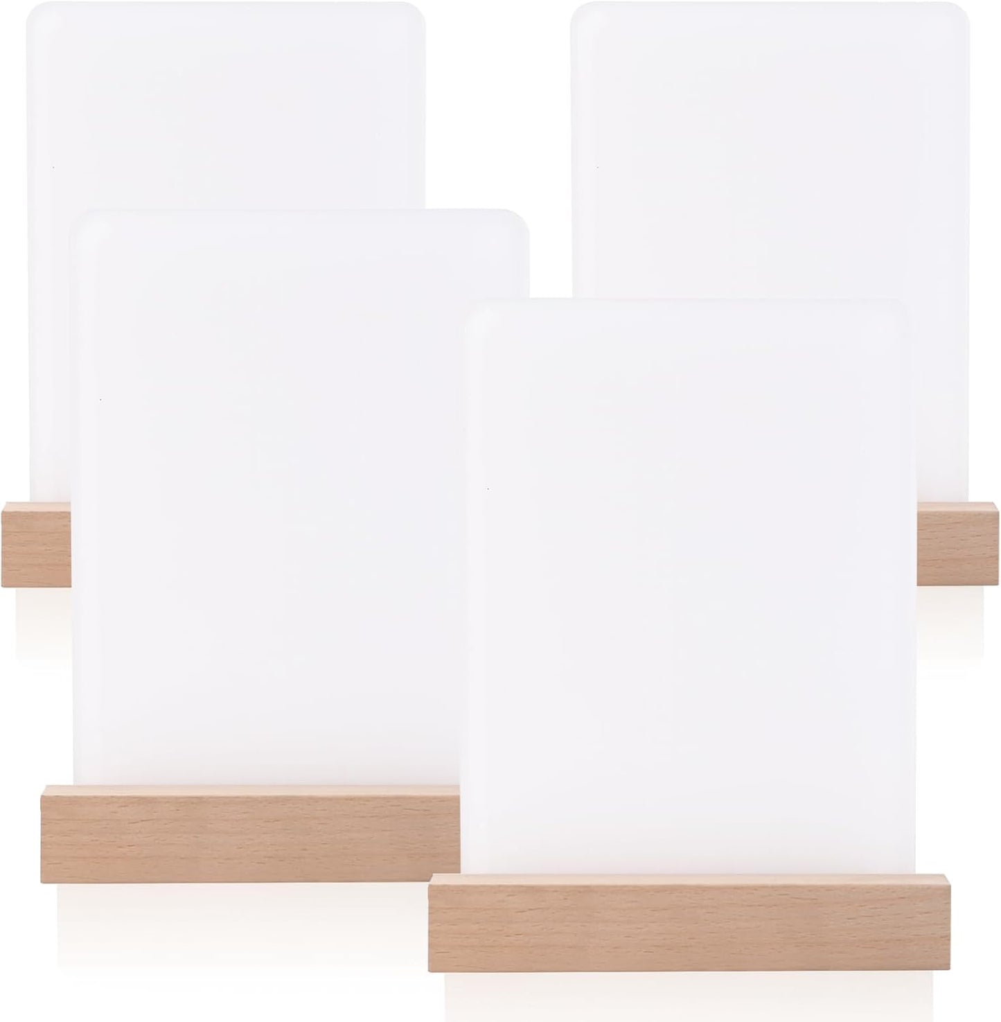 4 Pack 5 x 7 Sublimation Acrylic Photo Frames with LED Light
