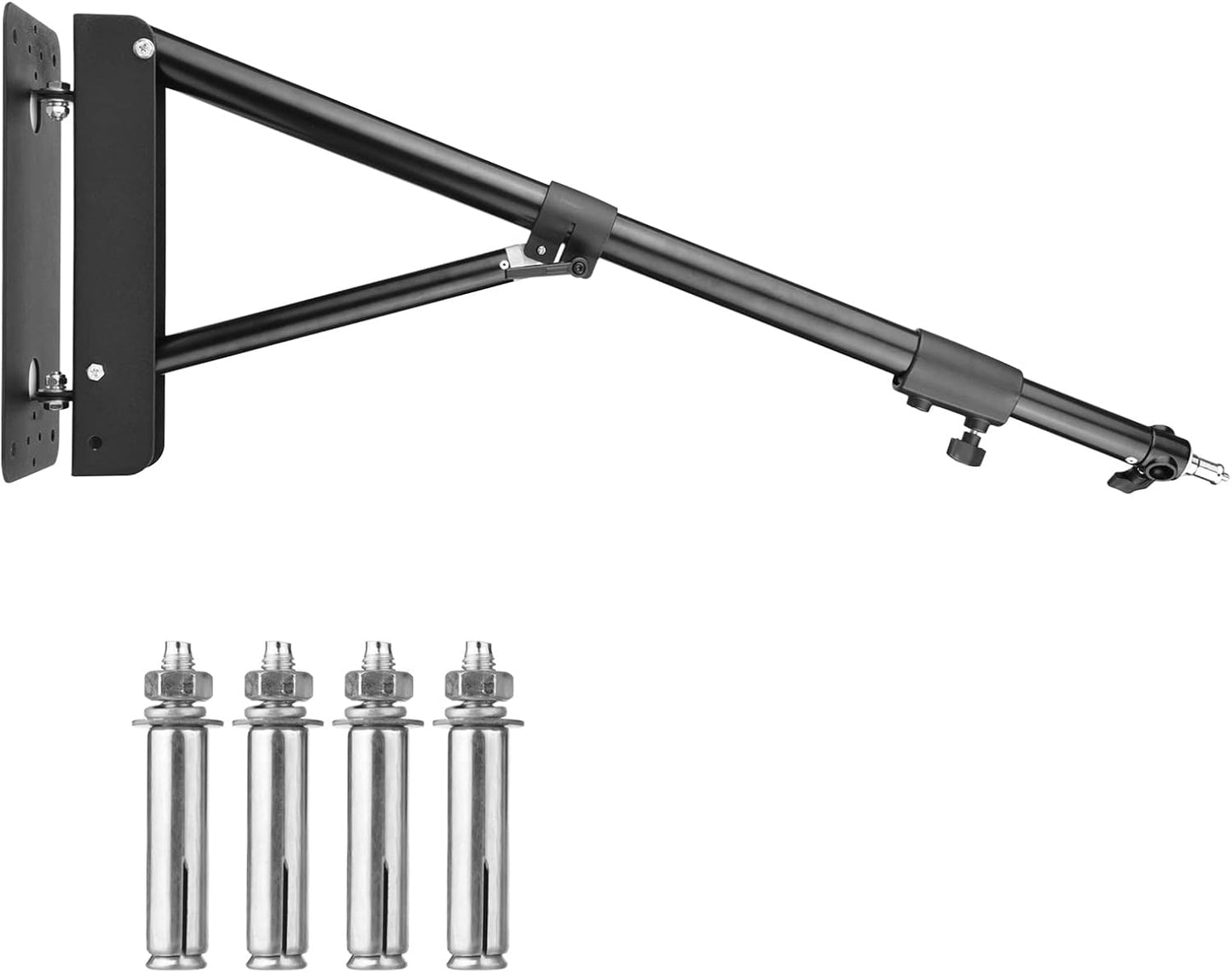 Wall Mounting Triangle Boom Arm Light Stand for Photography Use