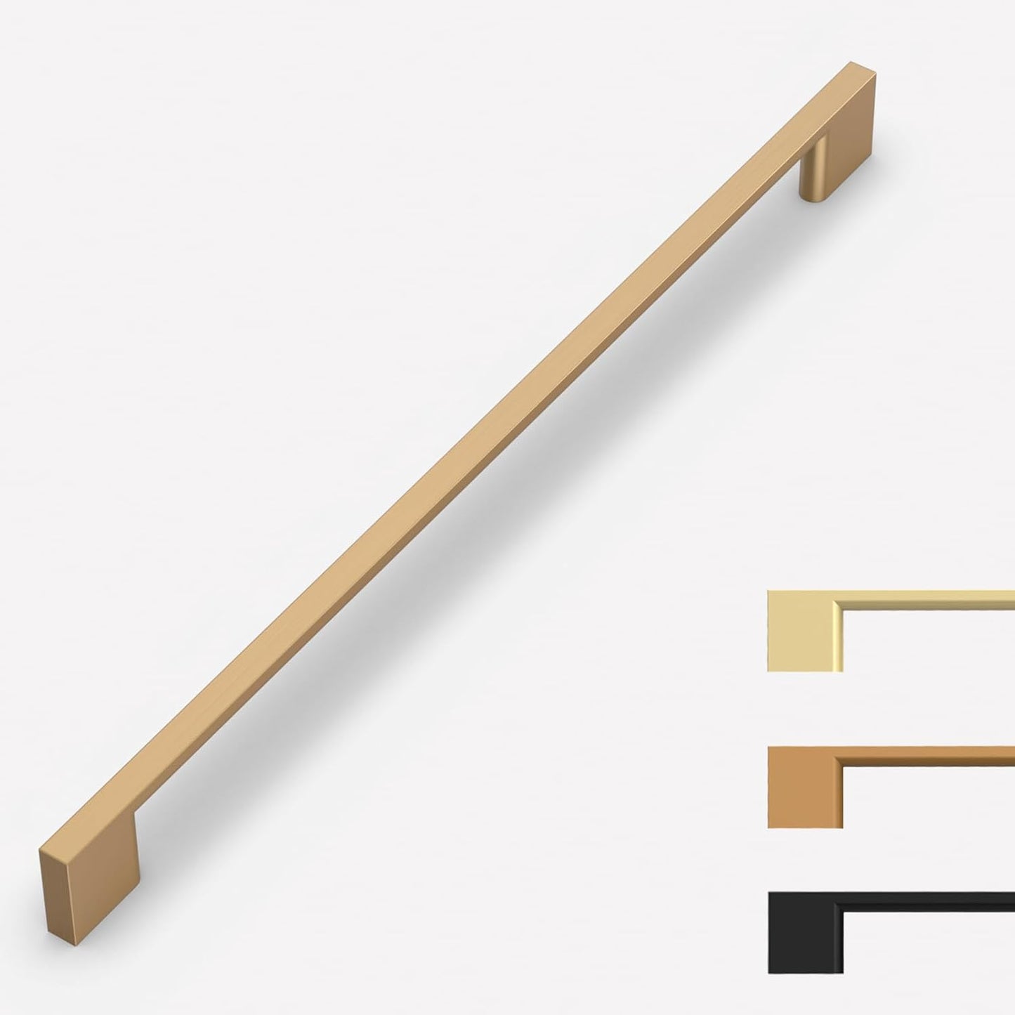 6 Pack Champagne Bronze Cabinet Pulls - Durable Kitchen Handles
