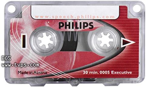 Philips LFH0005 Executive Mini Cassette Tape - 5 Pack for Recording