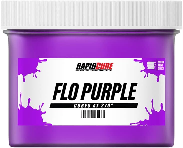 Rapid Cure Screen Printing Ink Fluorescent Purple for Fabric
