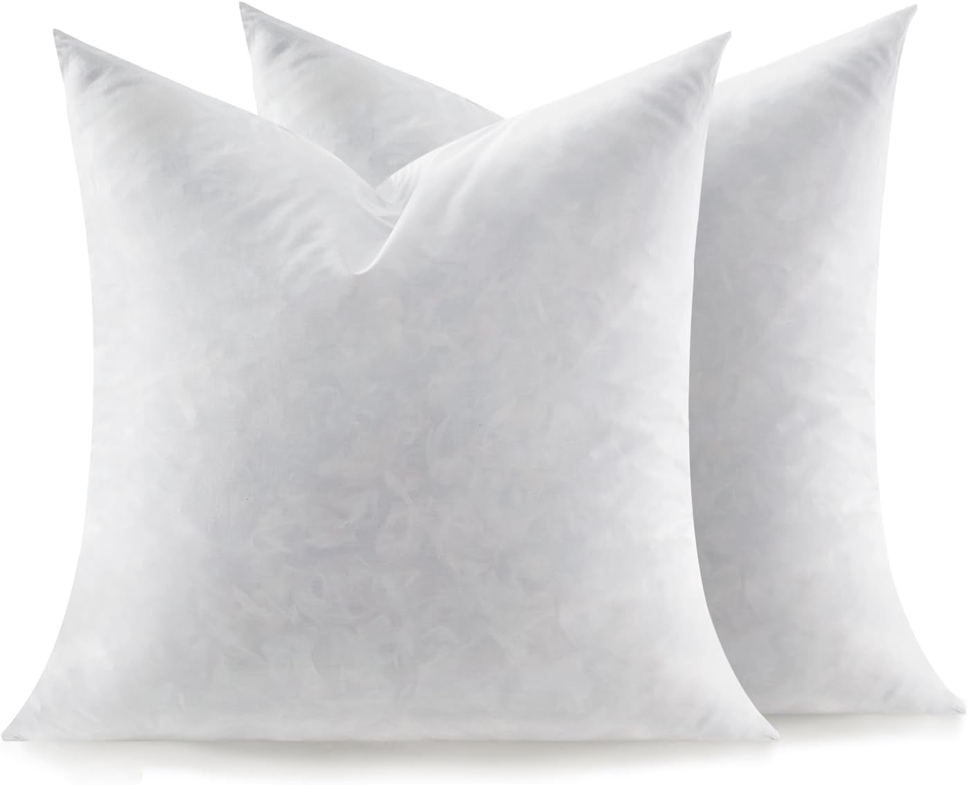 Feather Throw Pillow Inserts Set of 2 for Cozy Home Decor