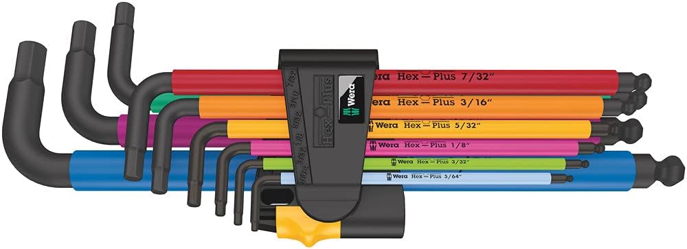 950 SPKL/9 SZ Long Arm Hex Key Set for Precision Tasks