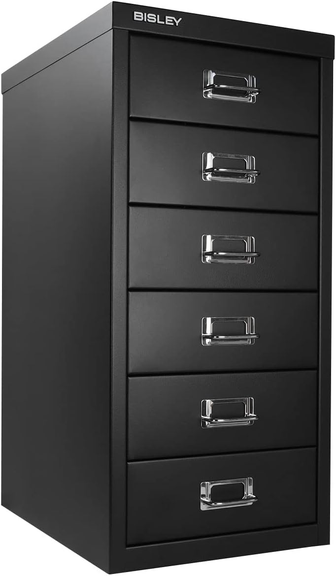 Bisley 6-Drawer Steel MultiDrawer Cabinet for Office Organization
