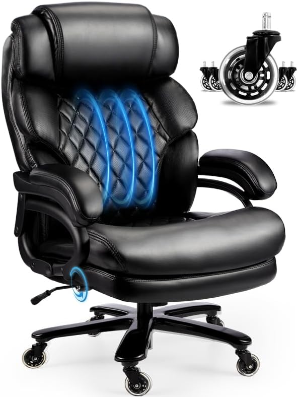 600LB Big & Tall Executive Chair, Adjustable Comfort