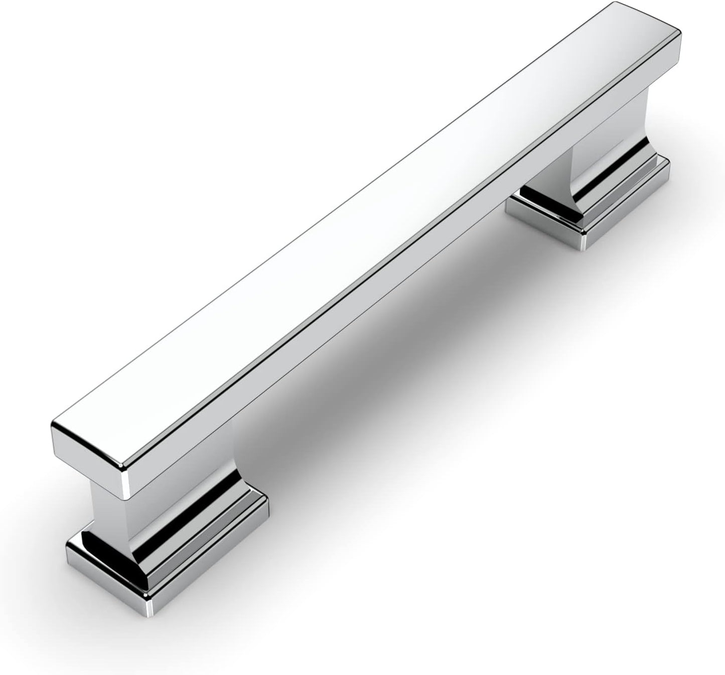 Polished Chrome Cabinet Pulls - 10 Pack for Stylish Furniture
