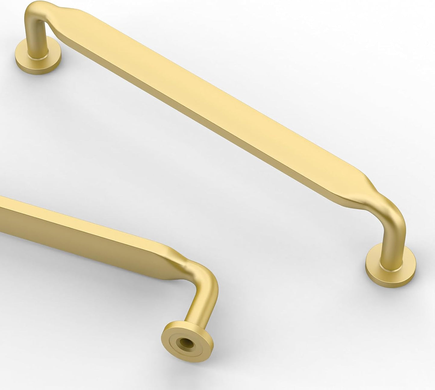Brushed Gold Kitchen Cabinet Handles - 10 Pack 5 Inch Pulls