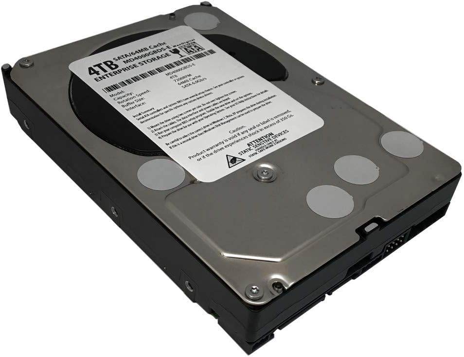 MaxDigital 4TB 7200RPM SATA Internal Hard Drive for Enterprise Use