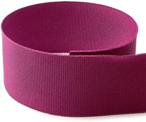 USA Made 7/8in Burgundy Grosgrain Ribbon - 100 Yards of Quality