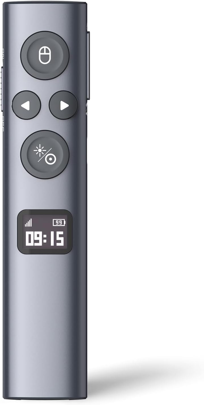 Norwii N95s BLE Presentation Clicker with Digital Pointer