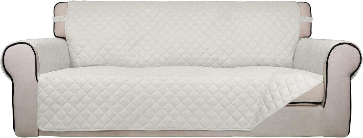 PureFit Reversible Quilted Sofa Cover for Pets and Kids