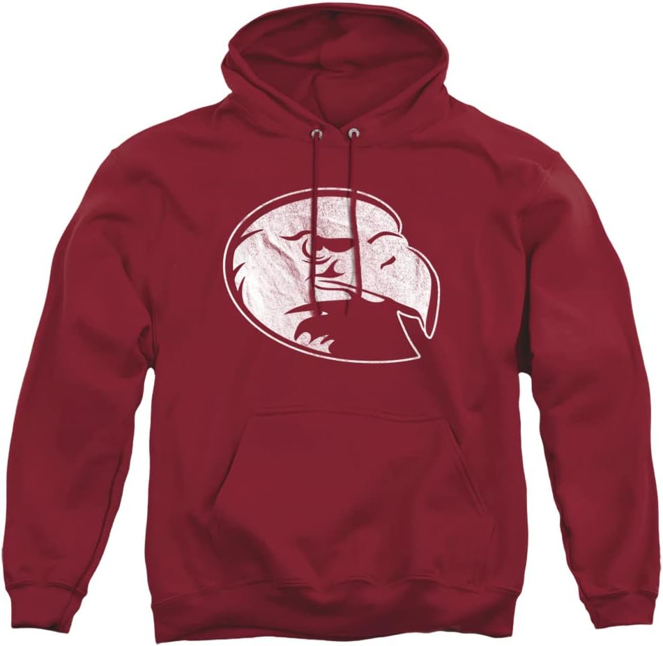 Official Collegiate Distressed Logo Adult Pullover Hoodie