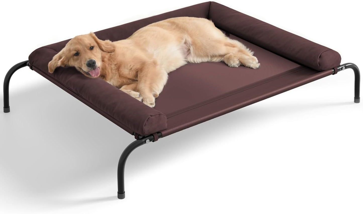 Cooling Elevated Dog Bed for Large Dogs - Portable and Durable