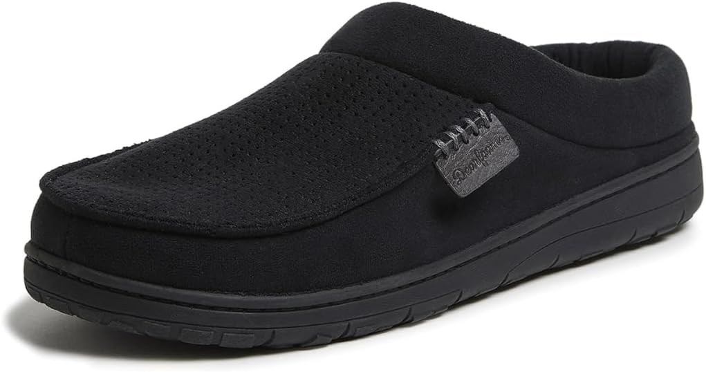 Dearfoams Brendan Indoor Outdoor Memory Foam Clog Slippers