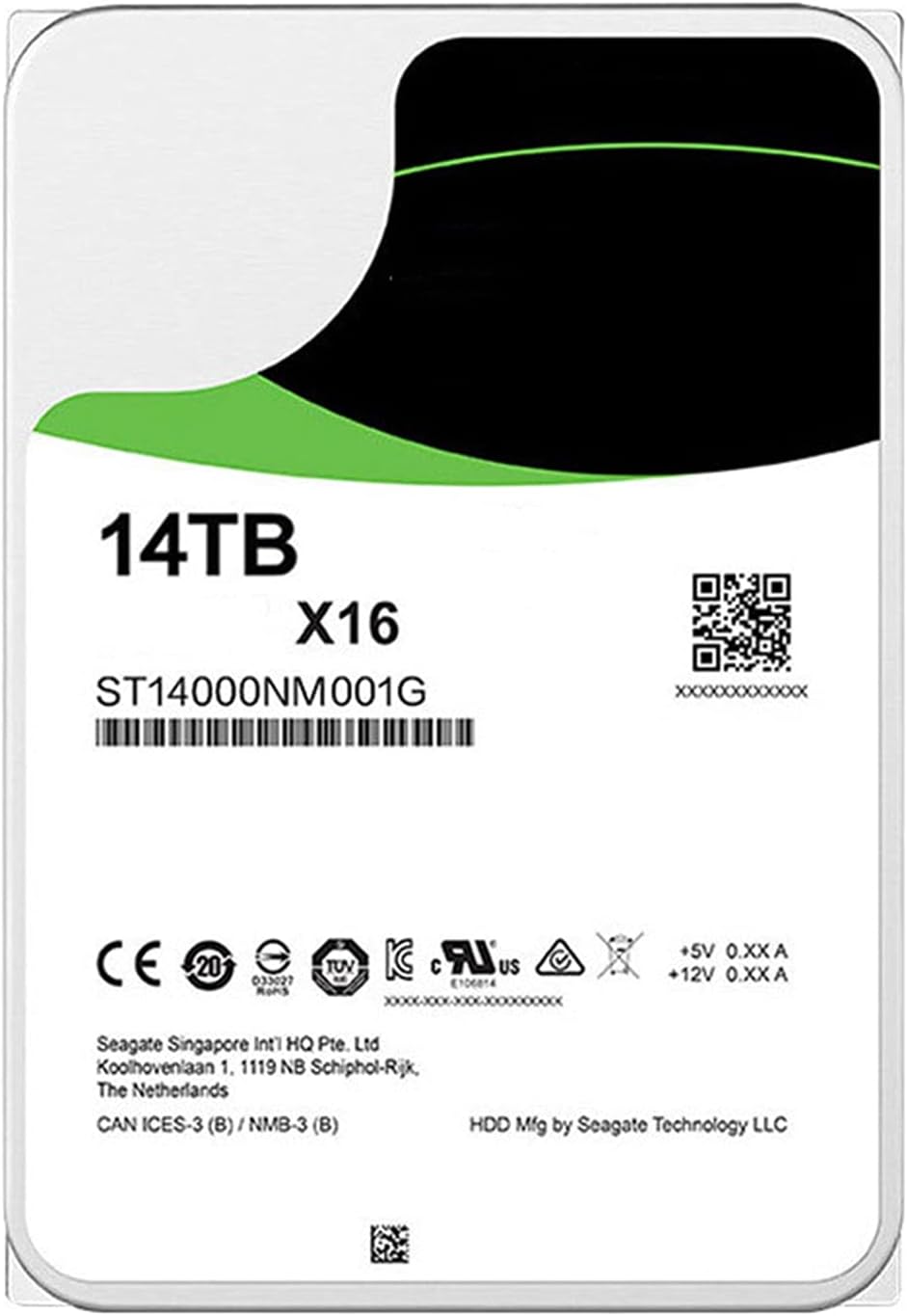 3.5in 14TB Enterprise Hard Drive with 7200RPM Speed and SATAIII