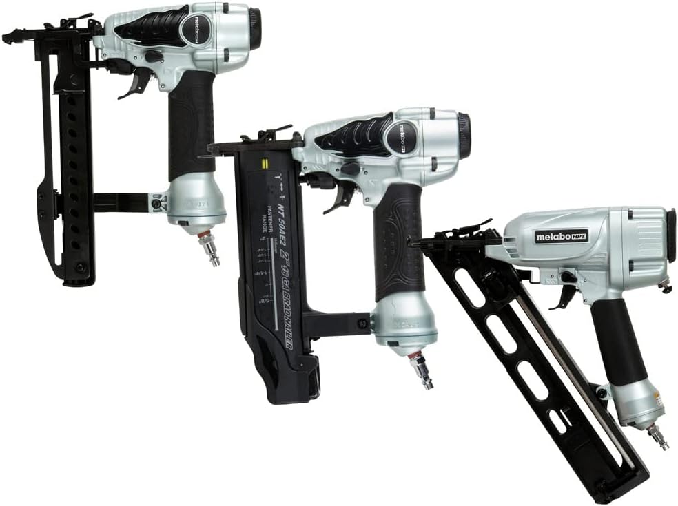 Metabo HPT Pneumatic Combo Kit: Nailers and Stapler Set
