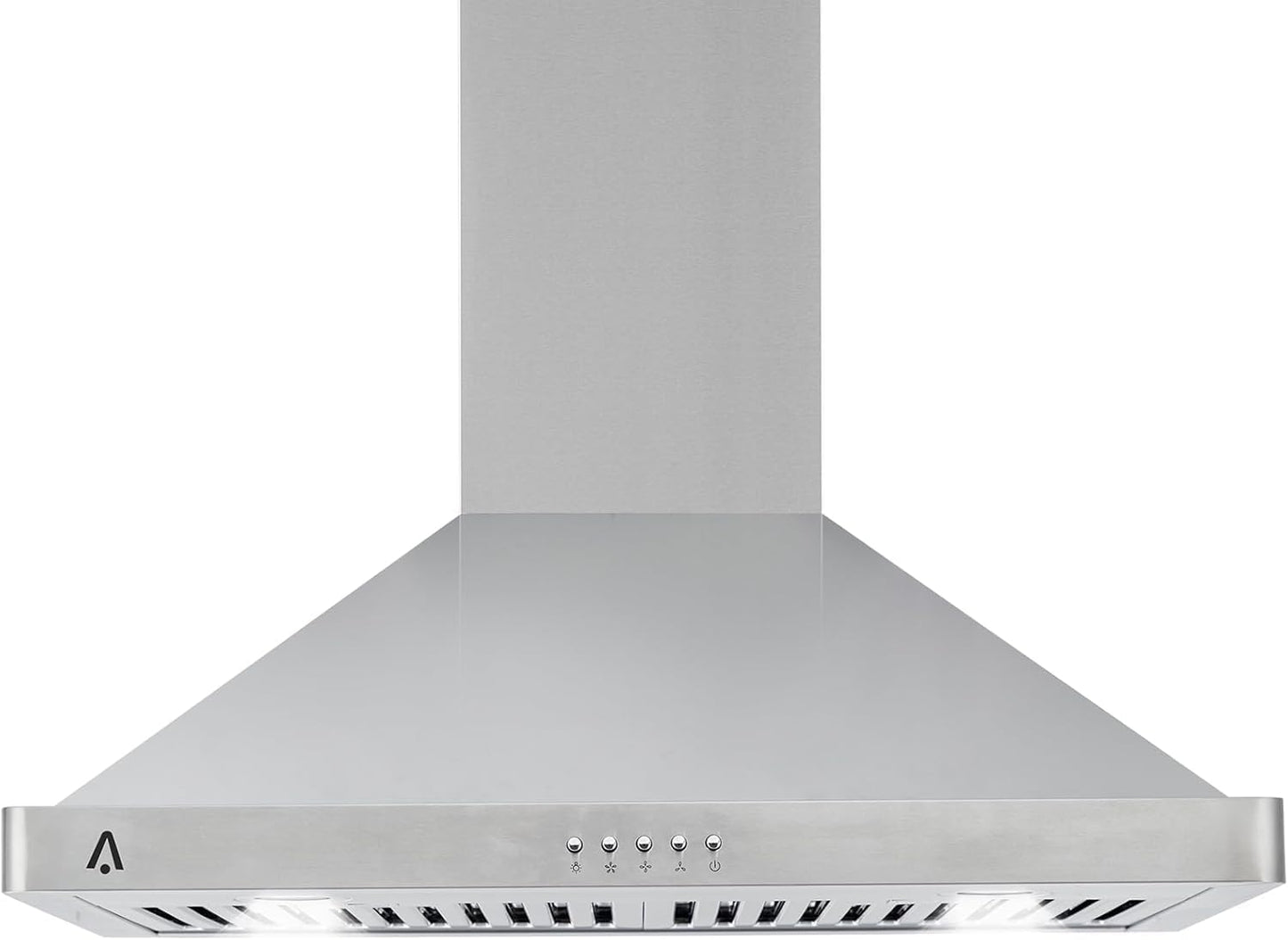 30 Inch Wall Mount Range Hood with 400 CFM and LED Lights