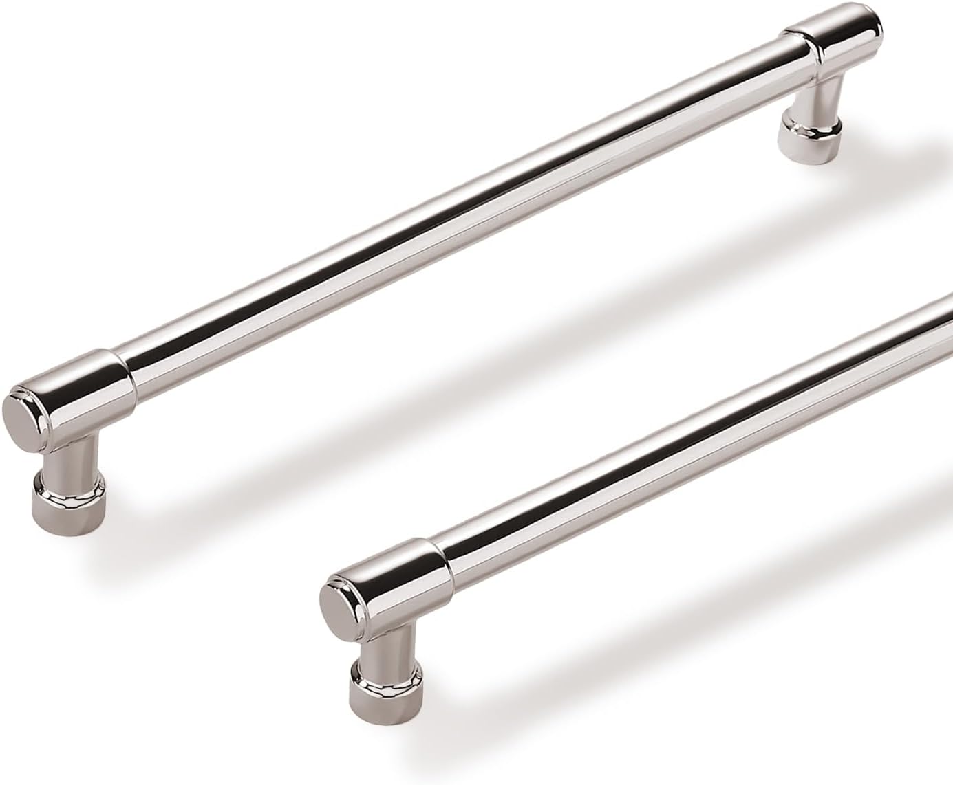 Solid Heavy Duty Jasper Pulls 10 Pack Polished Nickel Cabinet Pulls