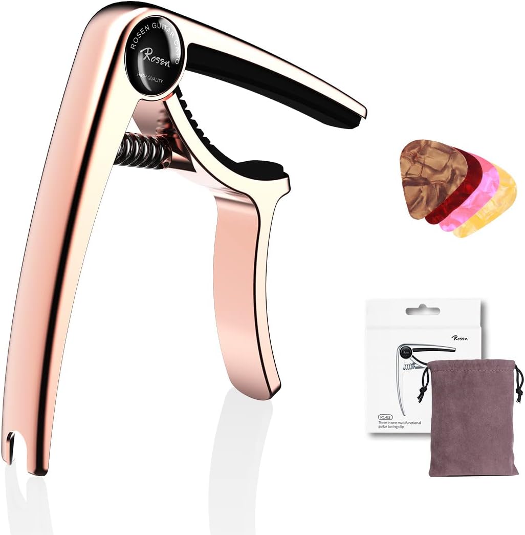 3-in-1 Metal Capo Set for Versatile Guitar Play