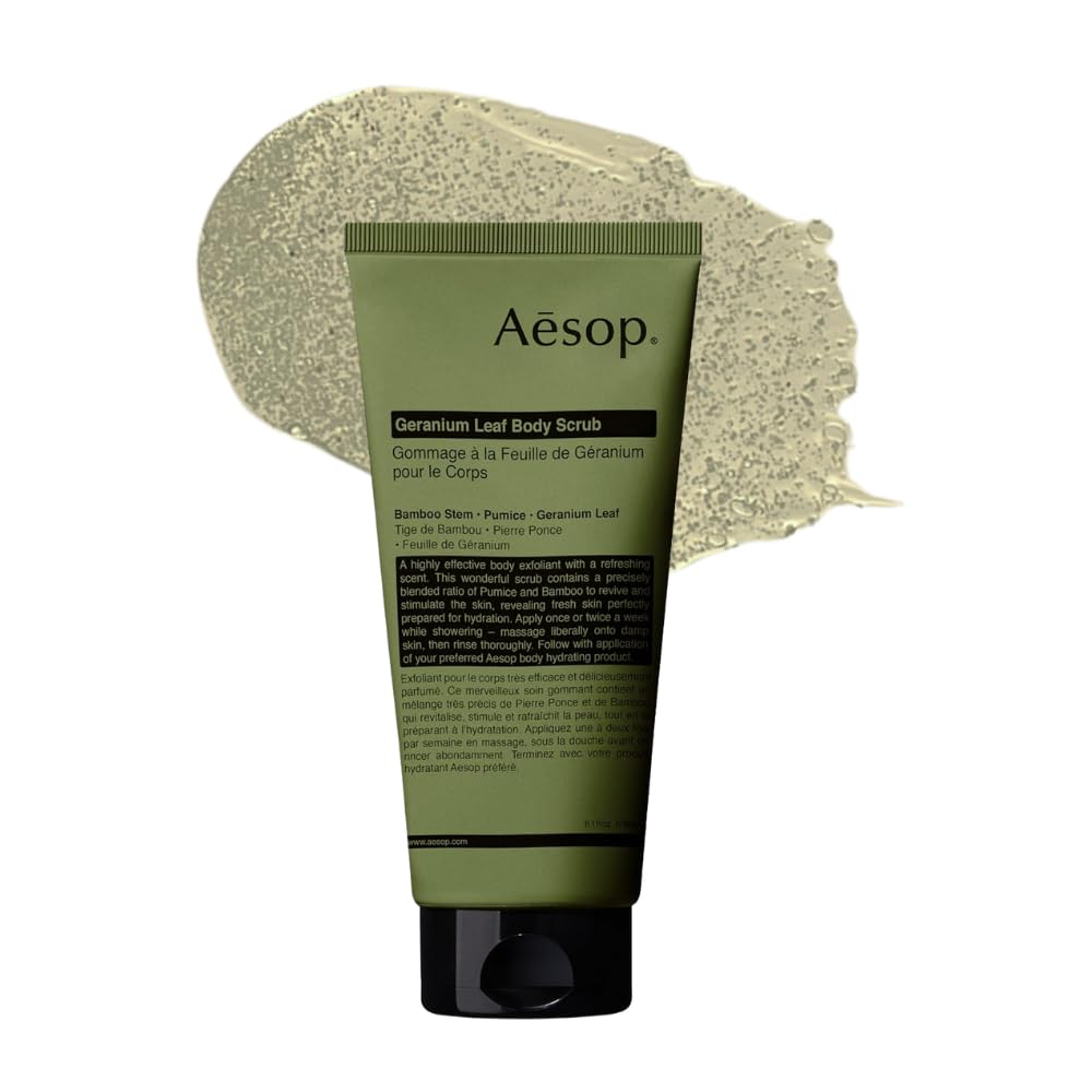 Aesop Geranium Leaf Exfoliating Body Scrub for Smooth Skin