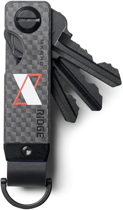 The Ridge Key Organizer - Compact Metallic Key Holder for Keys