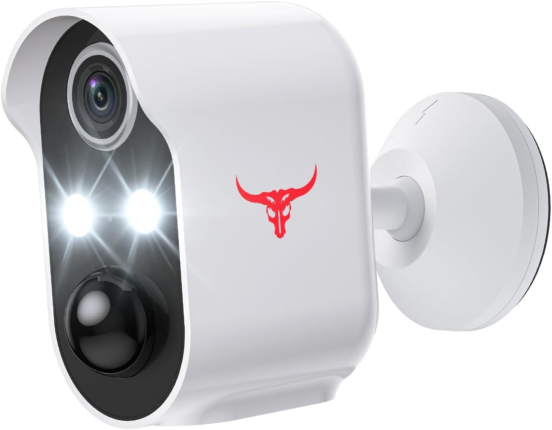 BotMelt 1080P Wireless Outdoor Camera: AI Detection