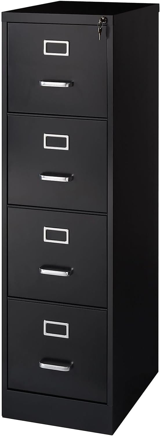 4-Drawer Vertical File Cabinet for Letter Size Documents