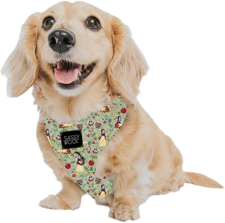 Dog Adjustable Harness - Snow White Design for Small Dogs
