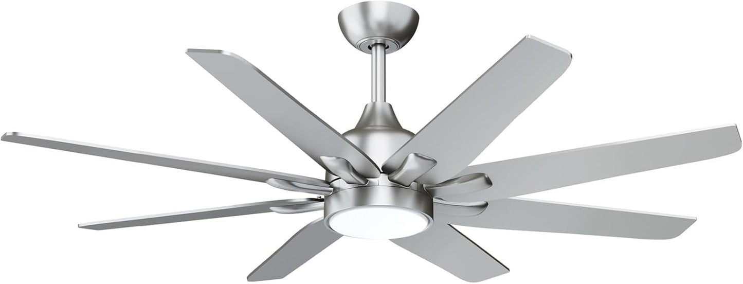 Wurzee 62 Inch Ceiling Fan with Light for Large Spaces