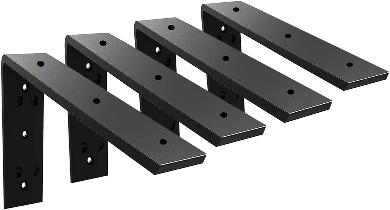 WINKER Countertop Support Bracket 4 Pack Heavy Duty L Brackets