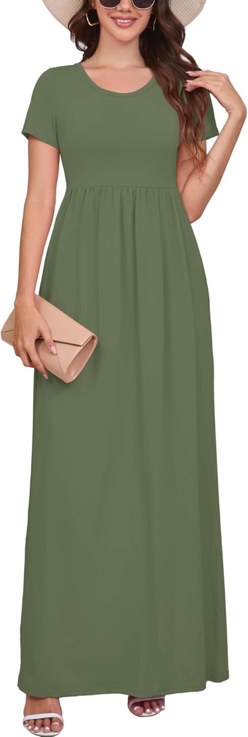 DEARCASE Maxi Dress for Women - Casual Summer Loose Dress