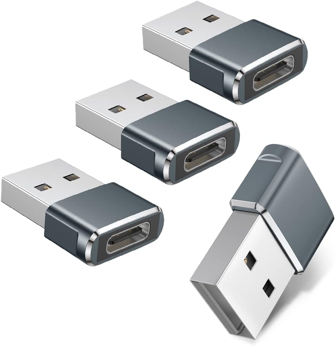 Basesailor 4-Pack Fast Charge Adapters for Multiple Devices