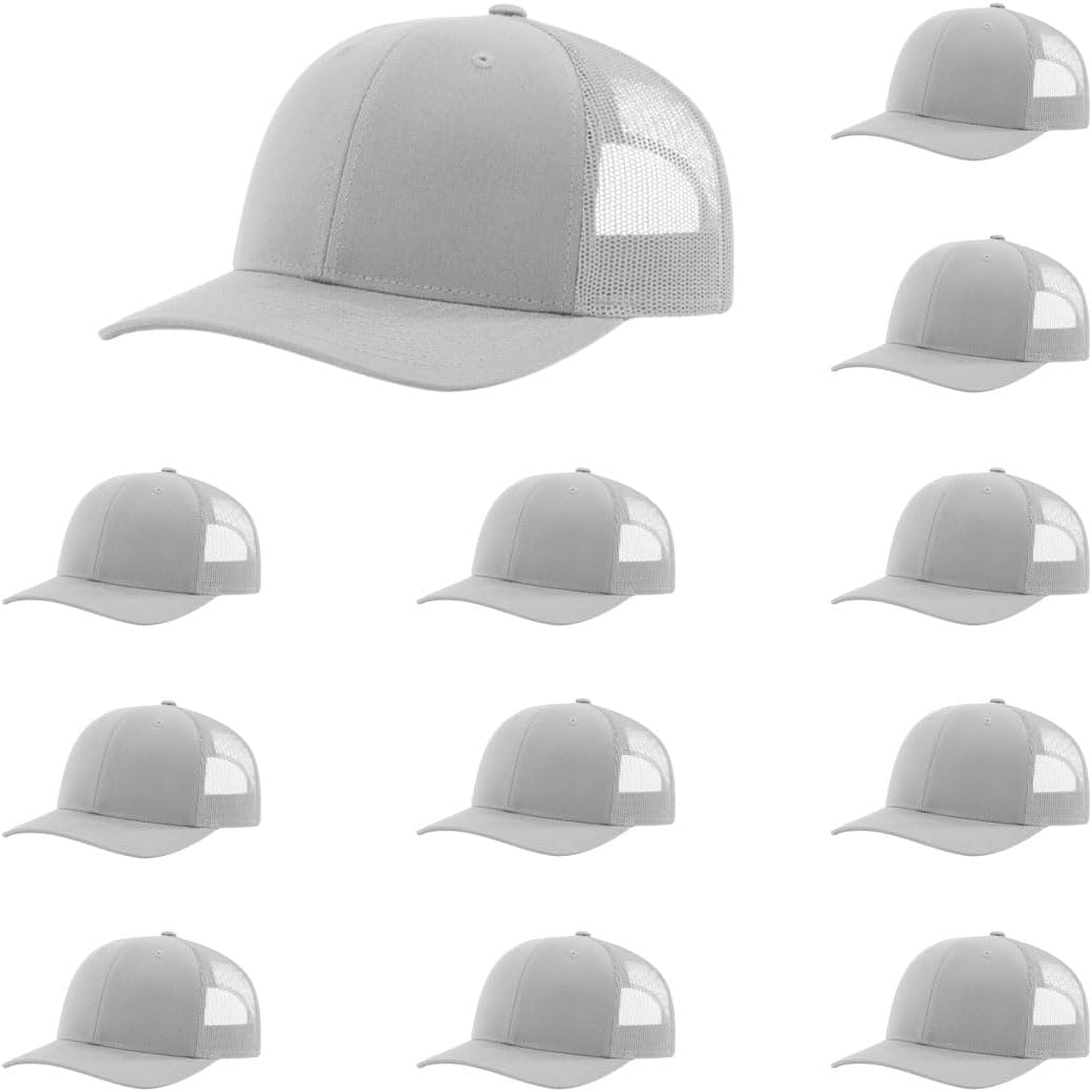 Richardson 112 Classic Six-Panel Adjustable Snapback Trucker Cap