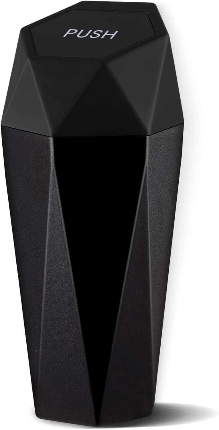 JUSTTOP Diamond Auto Trash Can - Clean & Portable!