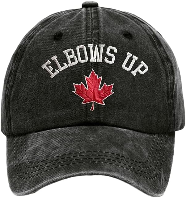 Canada Printed Baseball Cap - Unisex Elbows Up Style