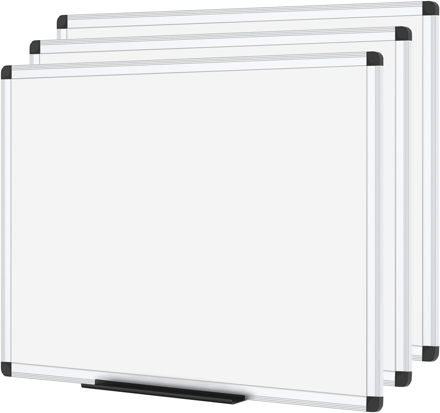 VIZ-PRO Magnetic Dry Erase Board 3 Pack for Home or Office