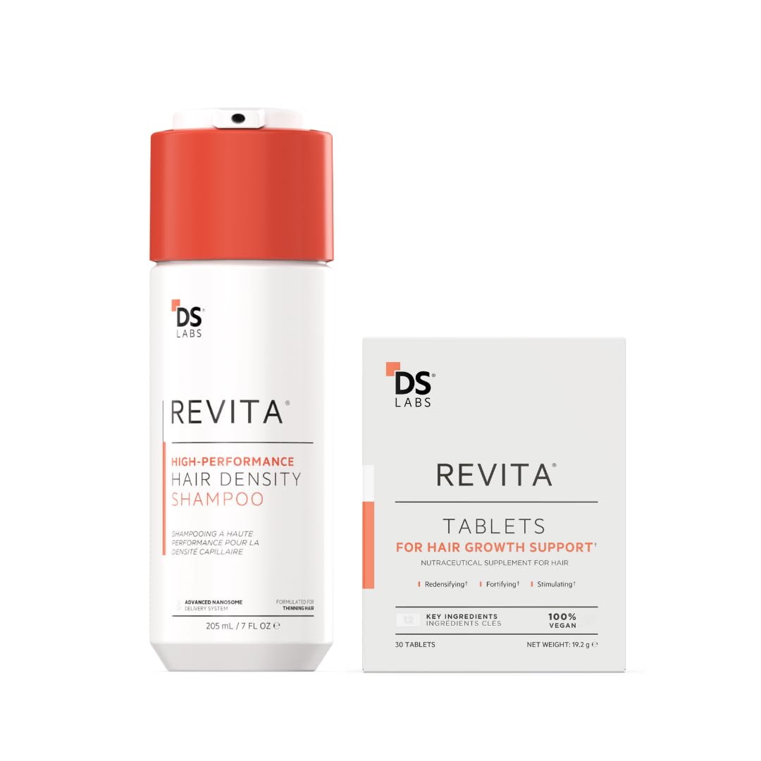 Revita Shampoo & Tablets Kit for Fuller, Thicker Hair Care