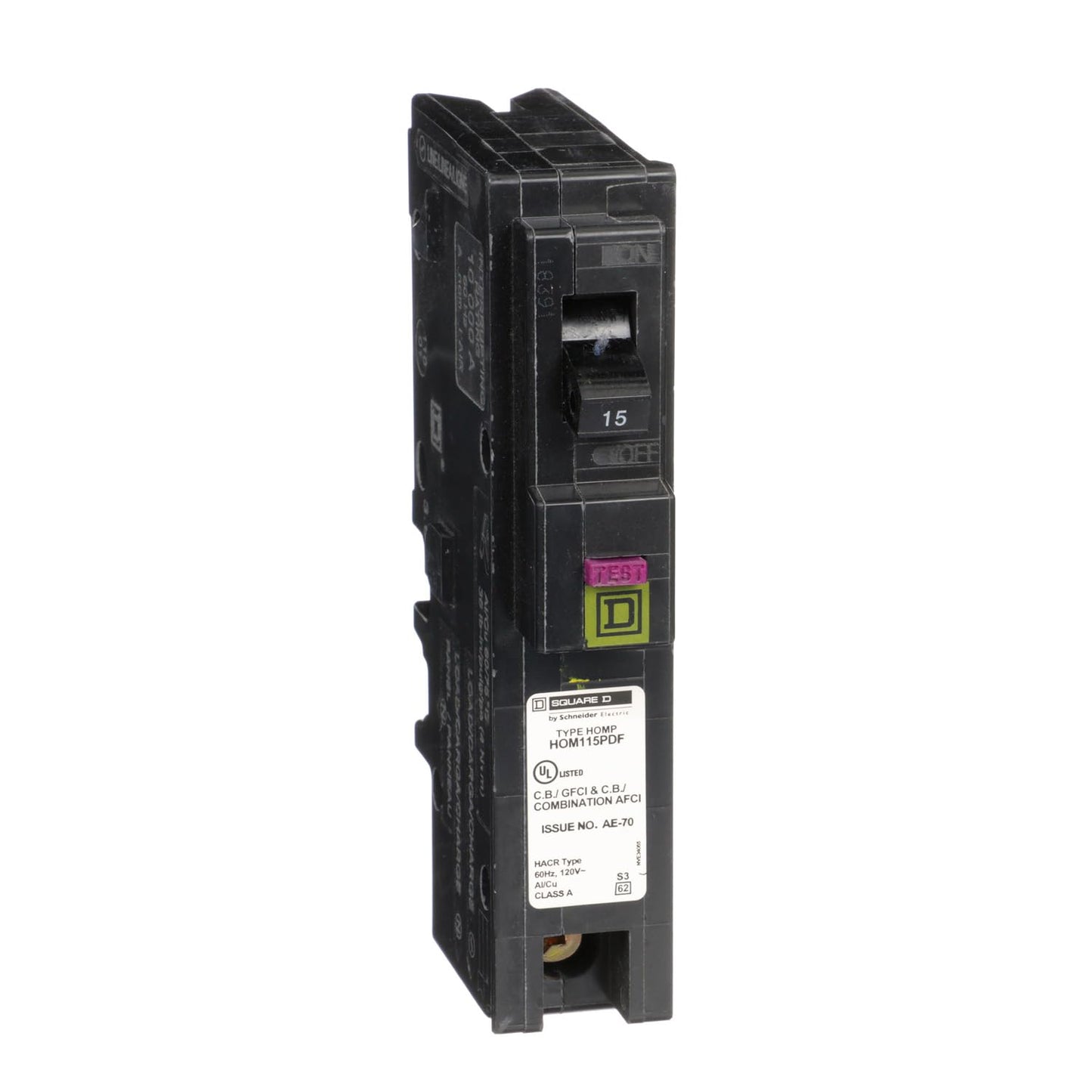 Square D Homeline Plug-On Neutral 15 Amp Circuit Breaker Review