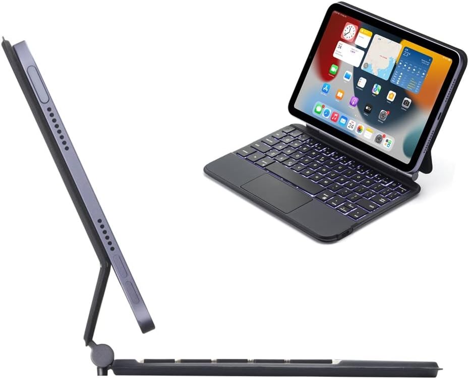 HENGHUI Keyboard Case for iPad Mini 6 and 7 with Touchpad