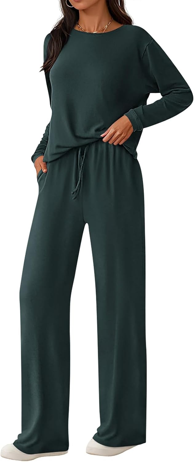 PRETTYGARDEN Womens 2 Piece Outfits for Comfortable Lounge Wear