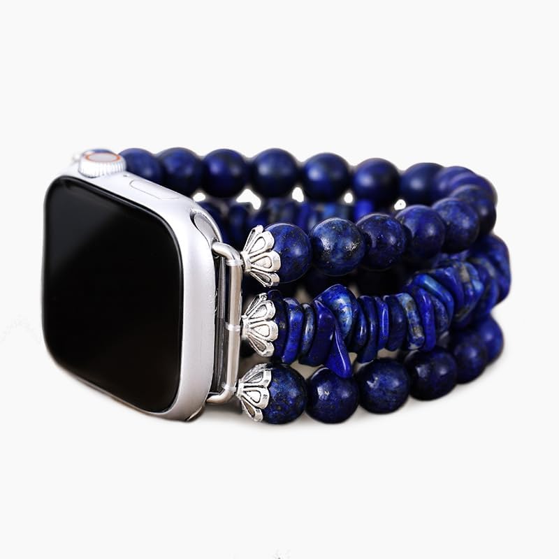 Intense Jasper Stretch Apple Watch Band for Women - Unique Design