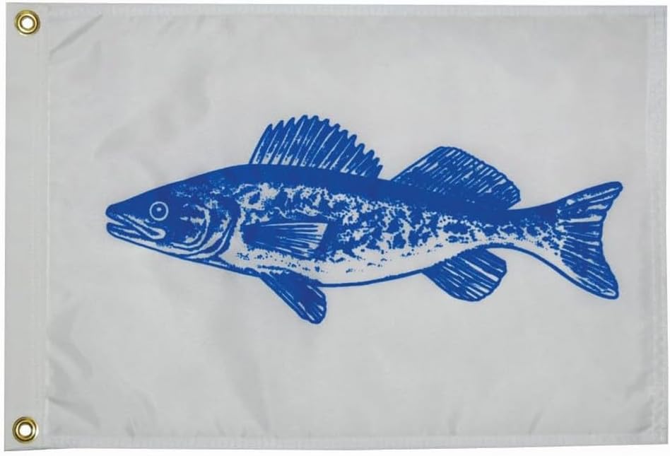 TaylorMade Fisherman's Catch Flag: Durable Nylon 12x18 Pennant
