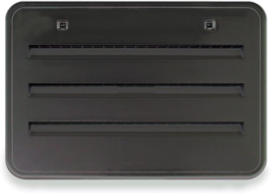 Norcold 621156BK Black Refrigerator Side Vent for Universal Fit