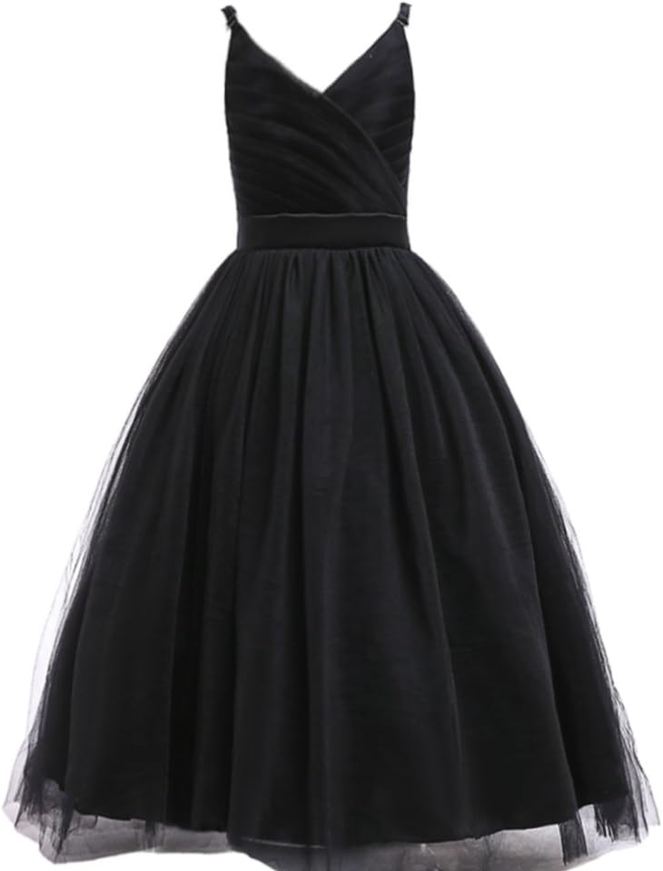 Glamulice Flower Girls Tulle Dress for Special Occasions