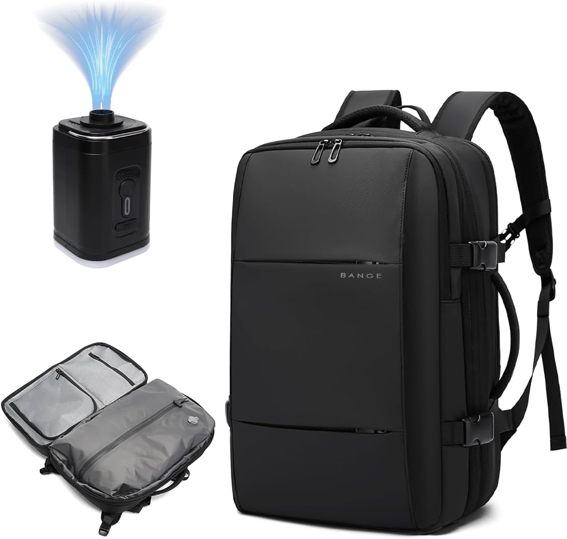 BANGE Anti-Theft Vacuum Compression Travel Backpack Review