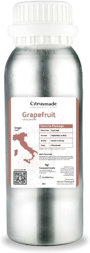 Grapefruit Essential Oil for Diffusers and Aromatherapy Bliss