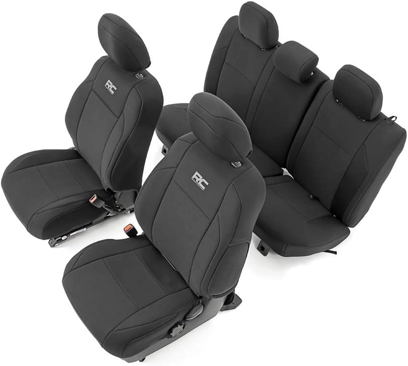 Rough Country Neoprene Seat Covers for Toyota Tacoma 2016-2023
