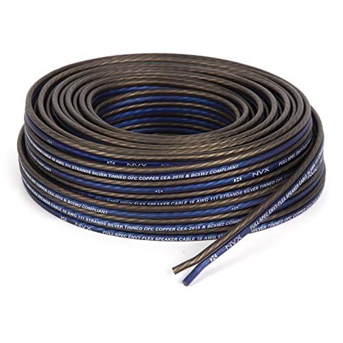 NVX Professional Grade 16 Gauge EnvyFlex Speaker Wire 75ft