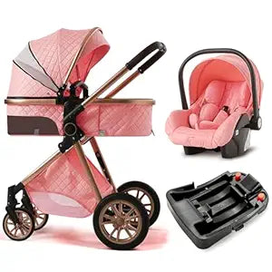 Luxury Pram High Landscape Baby Stroller for 0-36 Months Kids